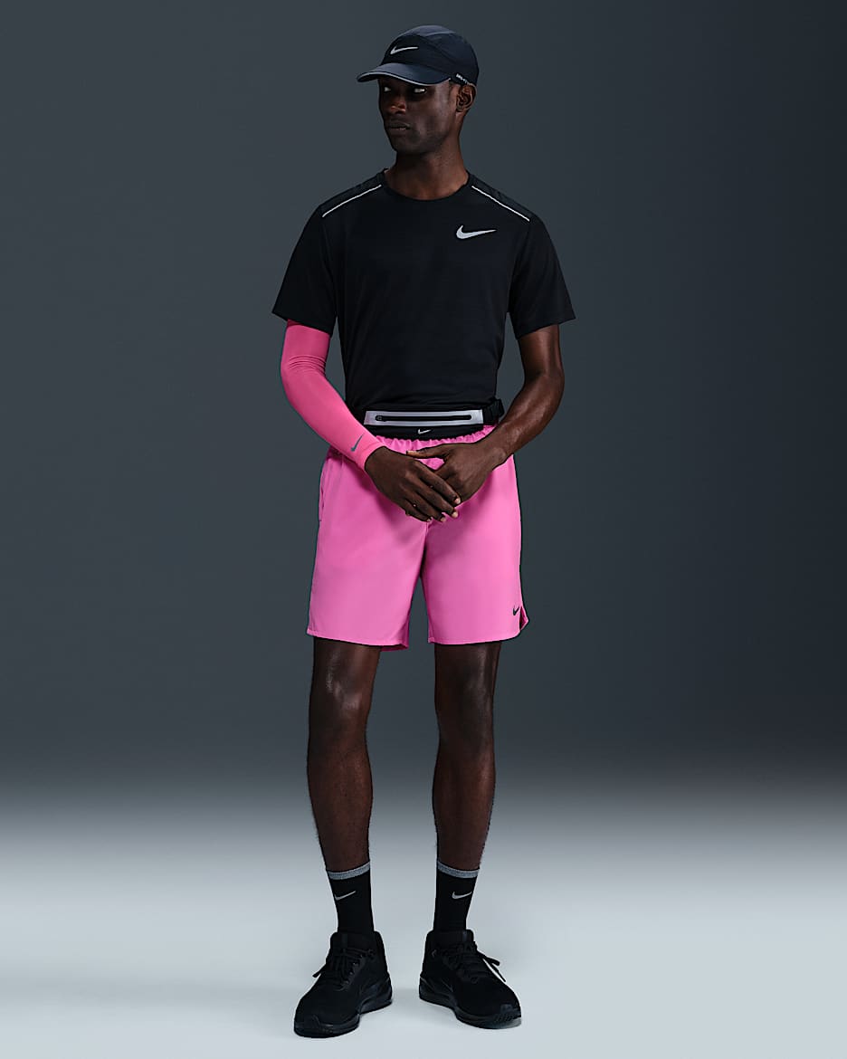 Nike Challenger Men's Dri-FIT 18cm (approx.) Brief-Lined Running Shorts - Playful Pink