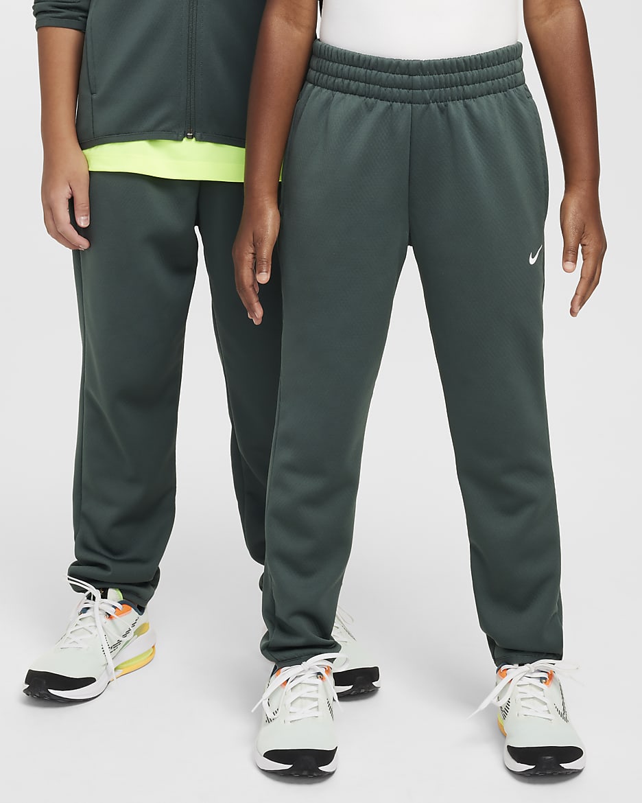 Nike Big Kids' Therma-FIT Winterized Training Pants - Vintage Green/Vintage Green/White