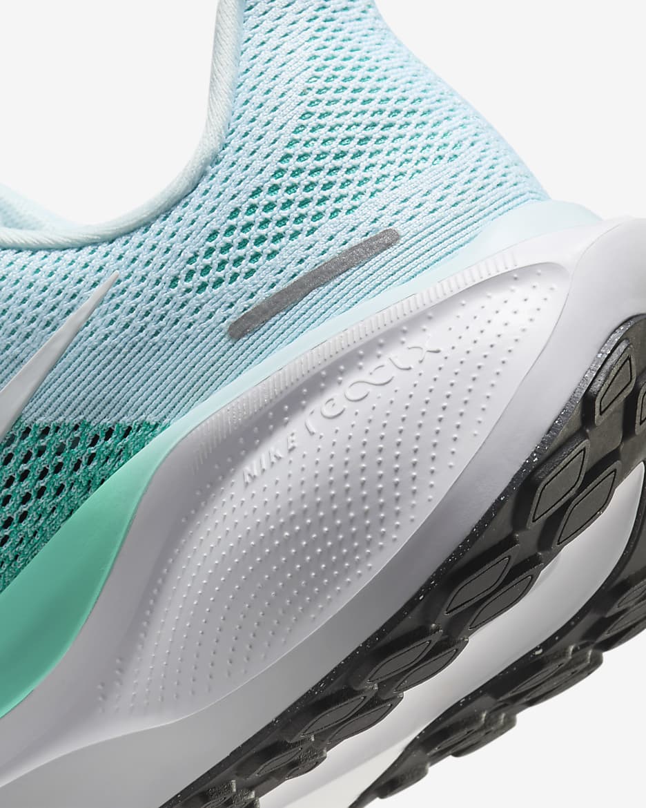 Nike Pegasus 41 hardloopschoenen voor dames (straat) - Glacier Blue/Green Frost/Zwart/Wit