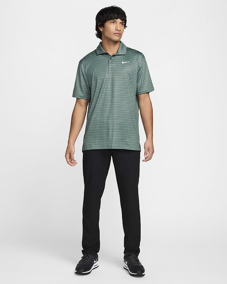 Nike Tour Men's Dri-FIT Striped Golf Polo - Bicoastal/White