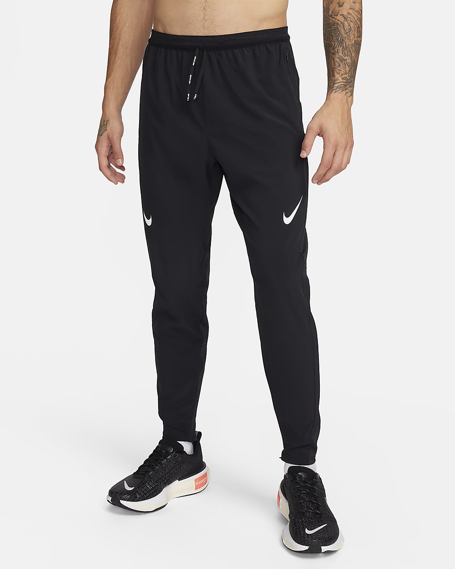 Nike AeroSwift Dri-FIT ADV løpebukse til herre - Svart/Summit White