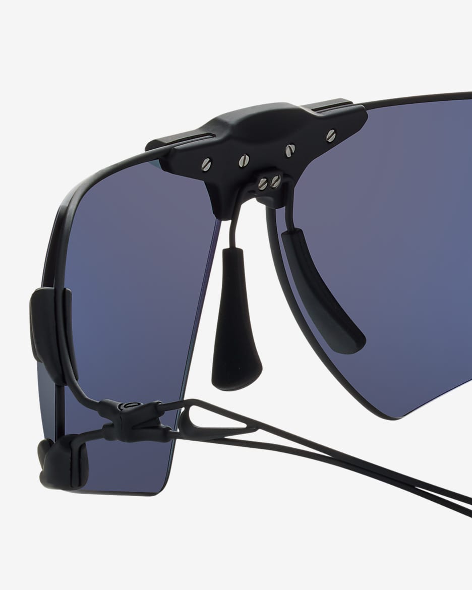 Nike Zeus Edge Polarized Sunglasses - Matte Black Anodized