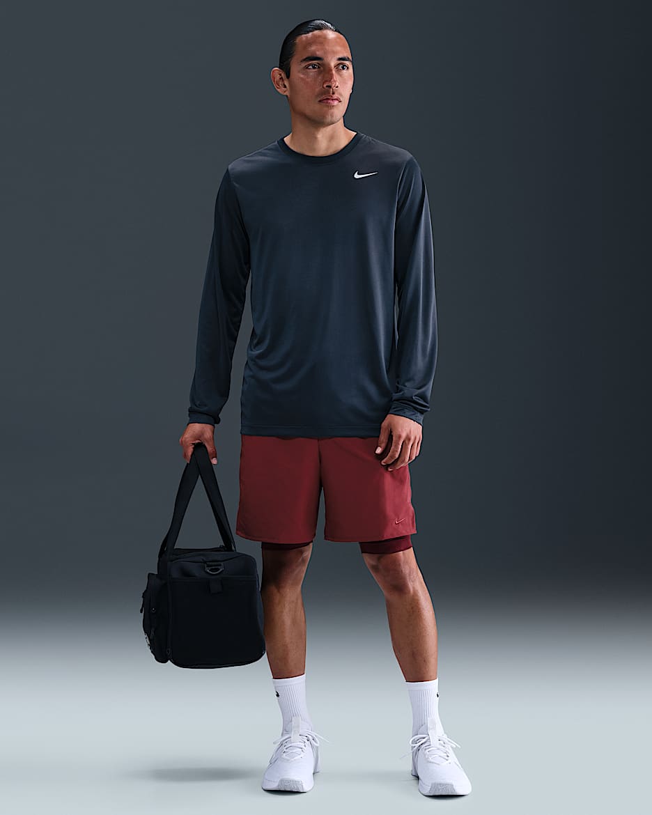 Nike Unlimited Men's Dri-FIT 7" 2-in-1 Versatile Shorts - Dark Team Red/Dark Team Red/Black/Dark Team Red