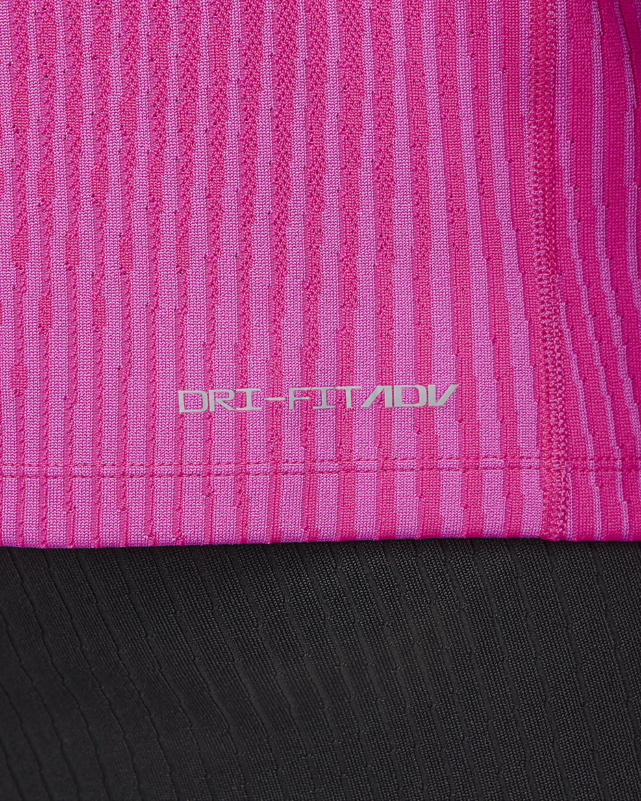 Chelsea FC Strike Elite (tredjedrakt) Nike Dri-FIT ADV strikket fotballtreningsoverdel til herre - Pink Prime/Svart/Svart