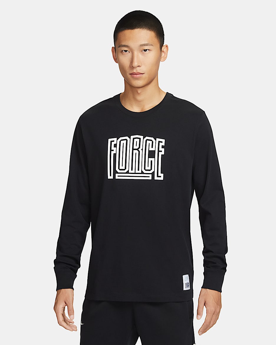 Nike Men's Long-Sleeve T-Shirt - Black