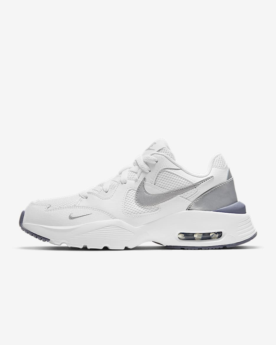 Nike Air Max Fusion Women's Shoes - White/Indigo Haze/Metallic Platinum