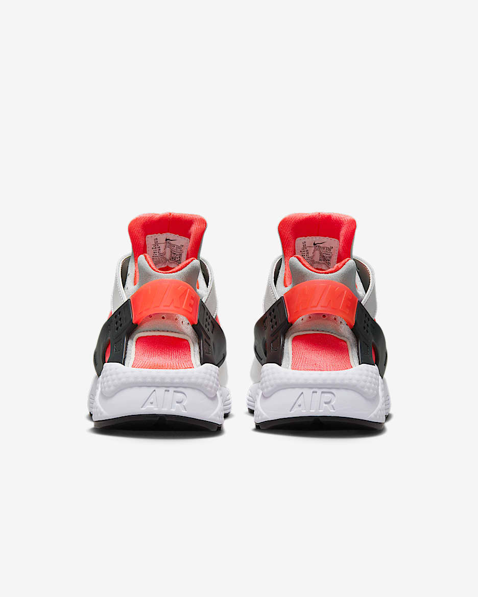 Nike Air Huarache Men's Shoes - White/Infrared 23/Black/Metallic Silver