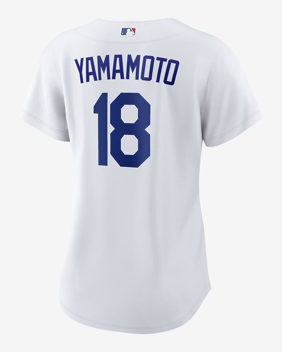 Yoshinobu Yamamoto Los Angeles Dodgers Women's Nike MLB Replica Jersey - White