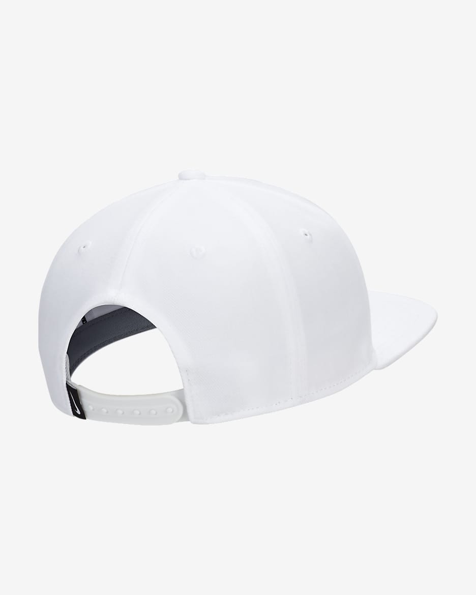 Nike Dri-FIT Pro Structured Futura Cap - White/White/Wolf Grey/Black