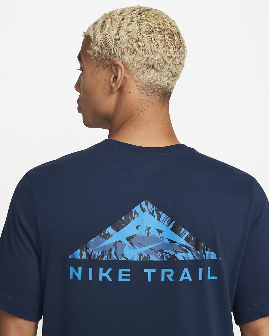 Nike Dri-FIT Men's Trail Running T-Shirt - Midnight Navy