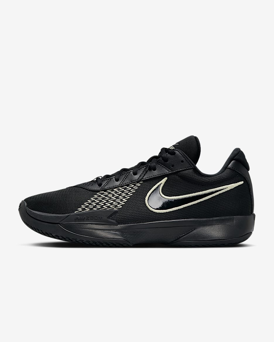 Nike G.T. Cut Academy Basketball Shoes - Black/Black/Alabaster