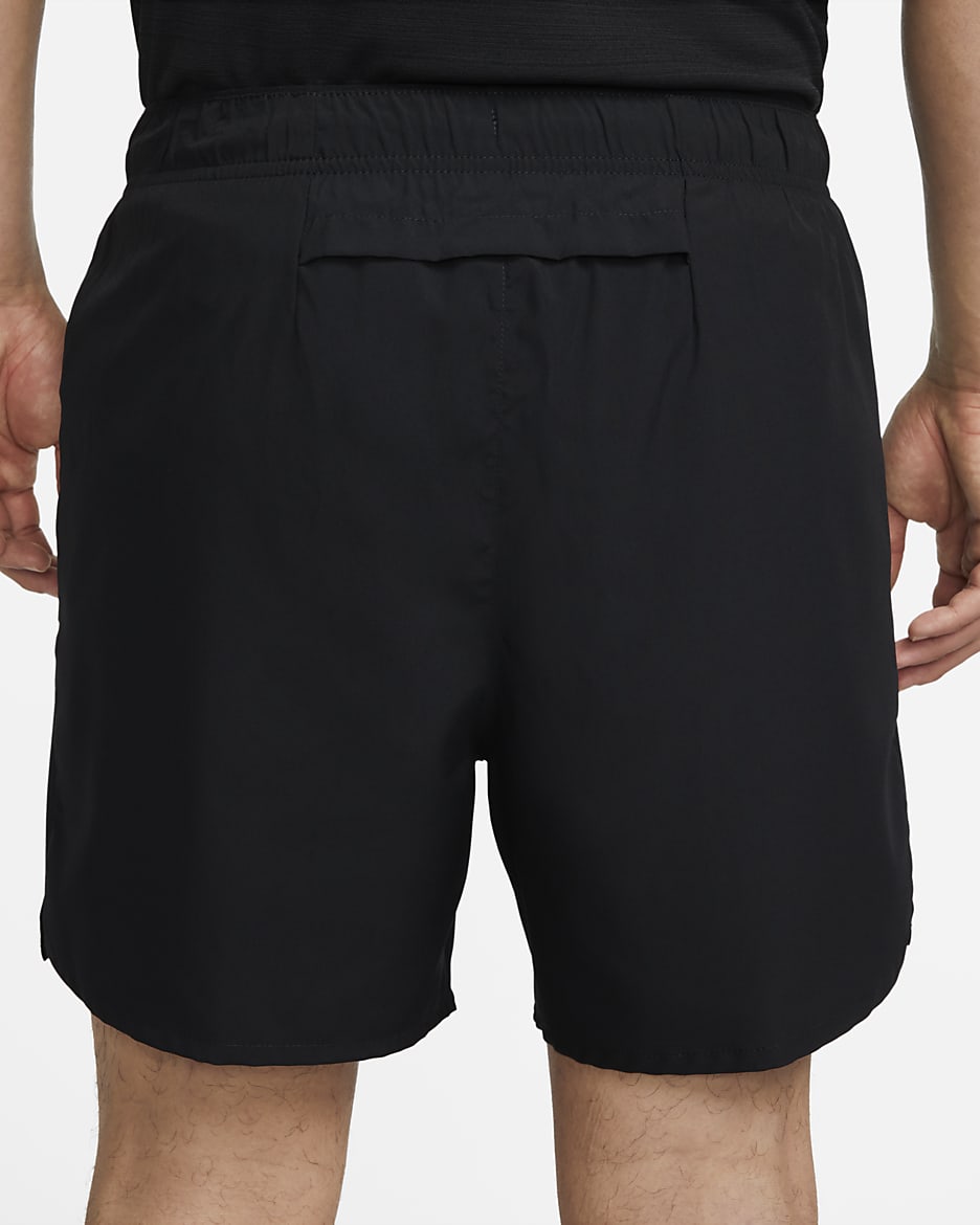 Nike Dri-FIT Challenger Men's 13cm (approx.) Brief-Lined Versatile Shorts - Black/Black/Black