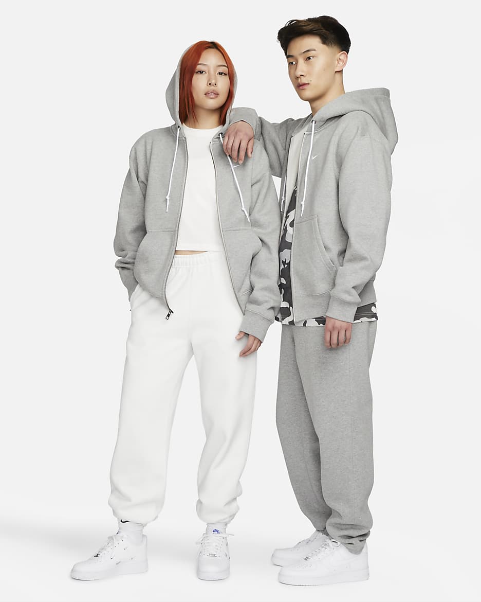 NIKE スウッシュ パーカー パンツ セットアップ グレー S (D) ナイキ  