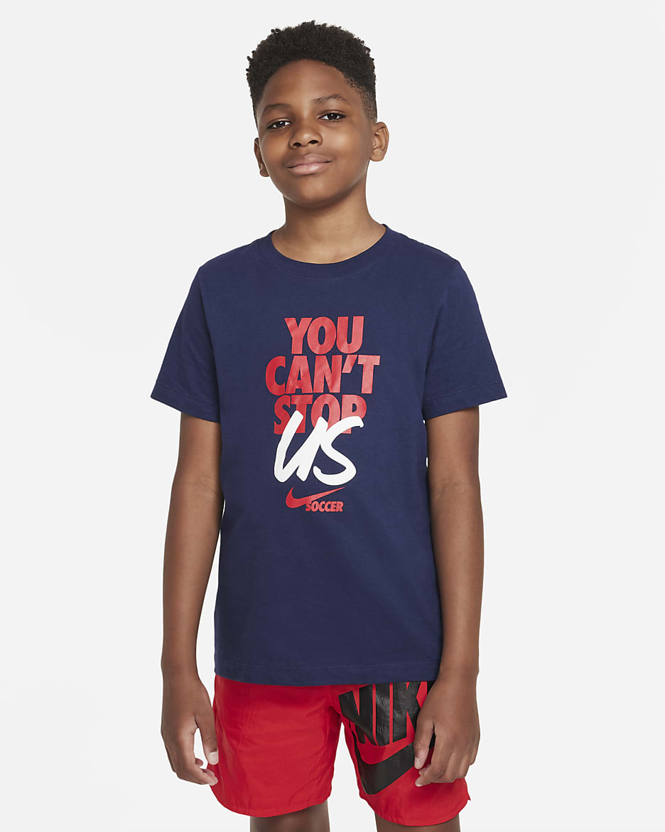 Nike Sportswear Big Kids' (Boys') Graphic T-Shirt - Navy