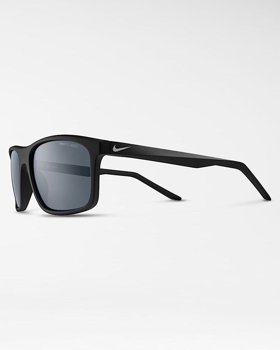 Nike Fire Polarised Sunglasses - Black/Wolf Grey