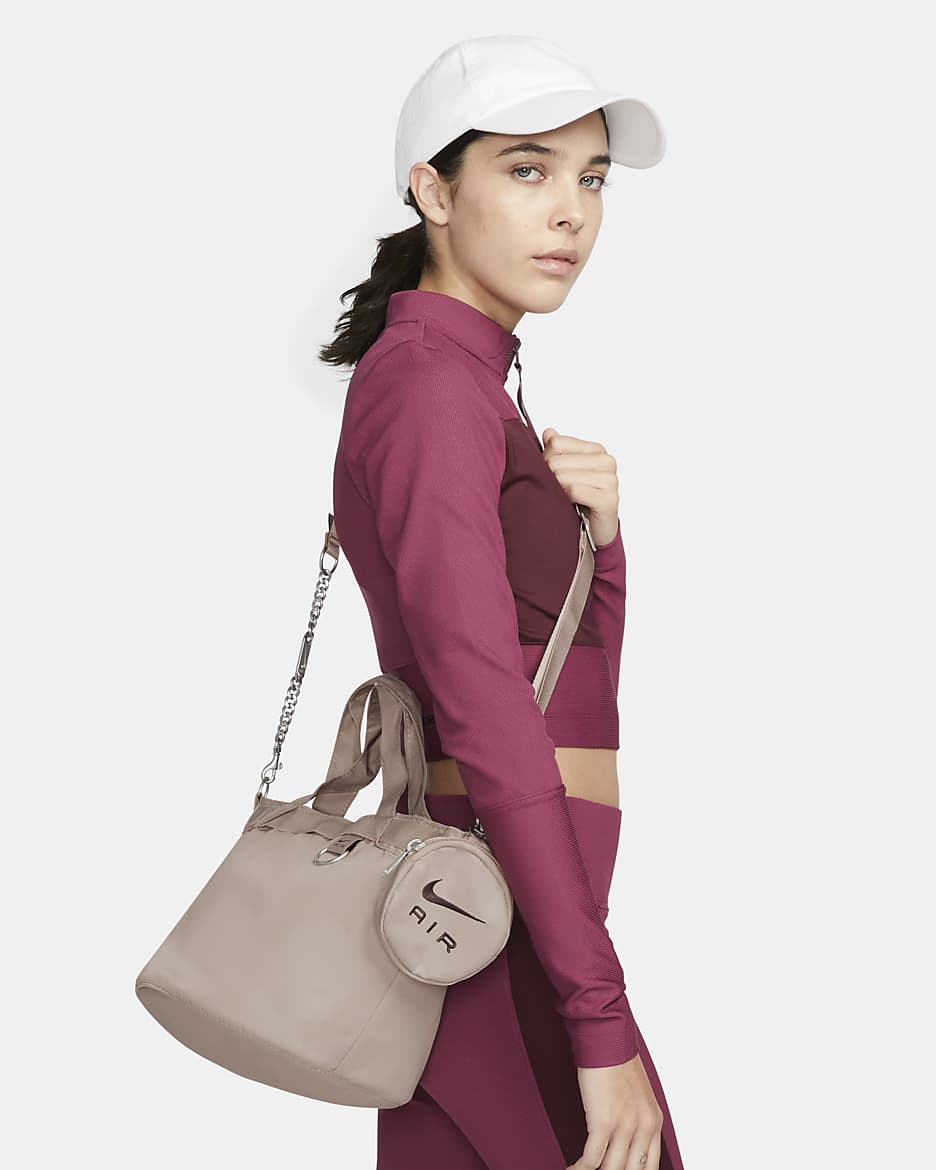Nike Air Futura Luxe Tote (10L) - Fossil Stone/Fossil Stone/Plum Eclipse