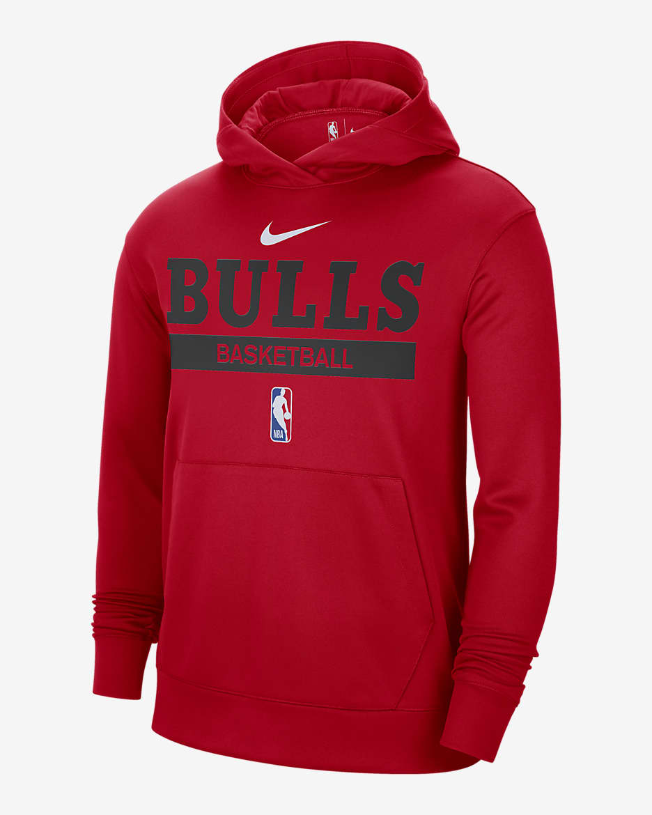 Chicago Bulls Spotlight Men's Nike Dri-FIT NBA Pullover Hoodie - University Red