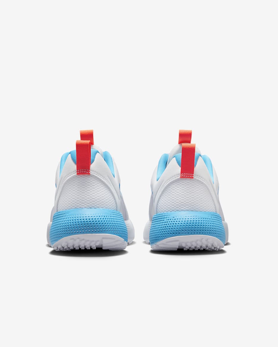 Nike React Escape Run 2 Women's Road Running Shoes - White/Blue Lightning/Ashen Slate/Metallic Platinum