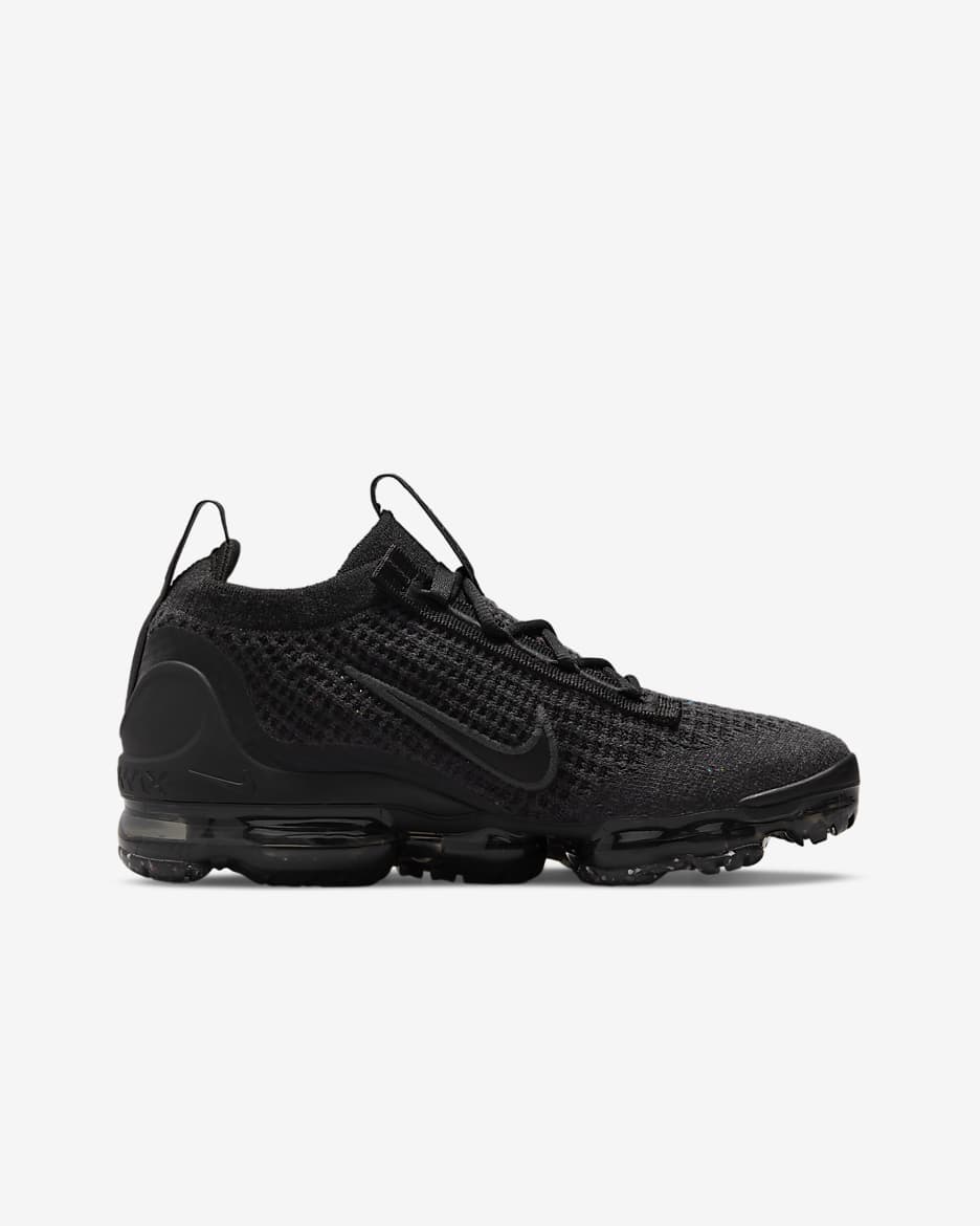 Buty dla dużych dzieci Nike Air VaporMax 2021 FK - Czerń/Czerń/Anthracite/Czerń