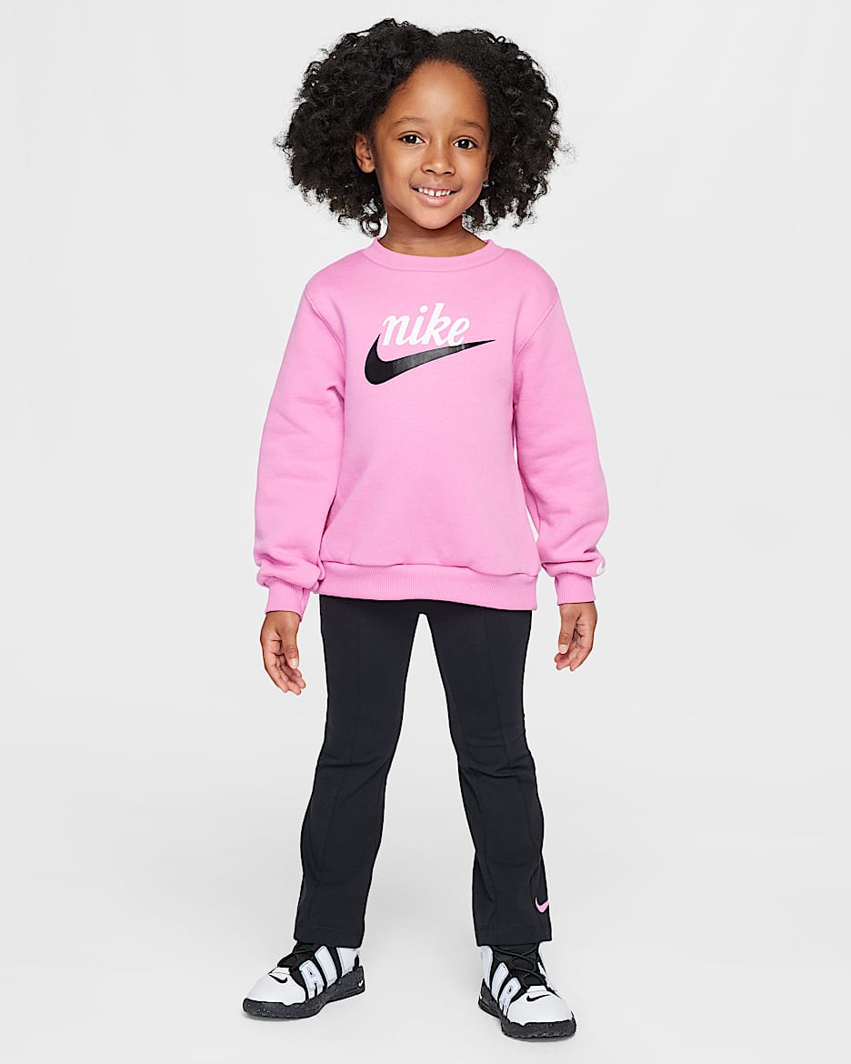Conjunto de leggings de dos piezas infantil Nike New Impressions - Negro