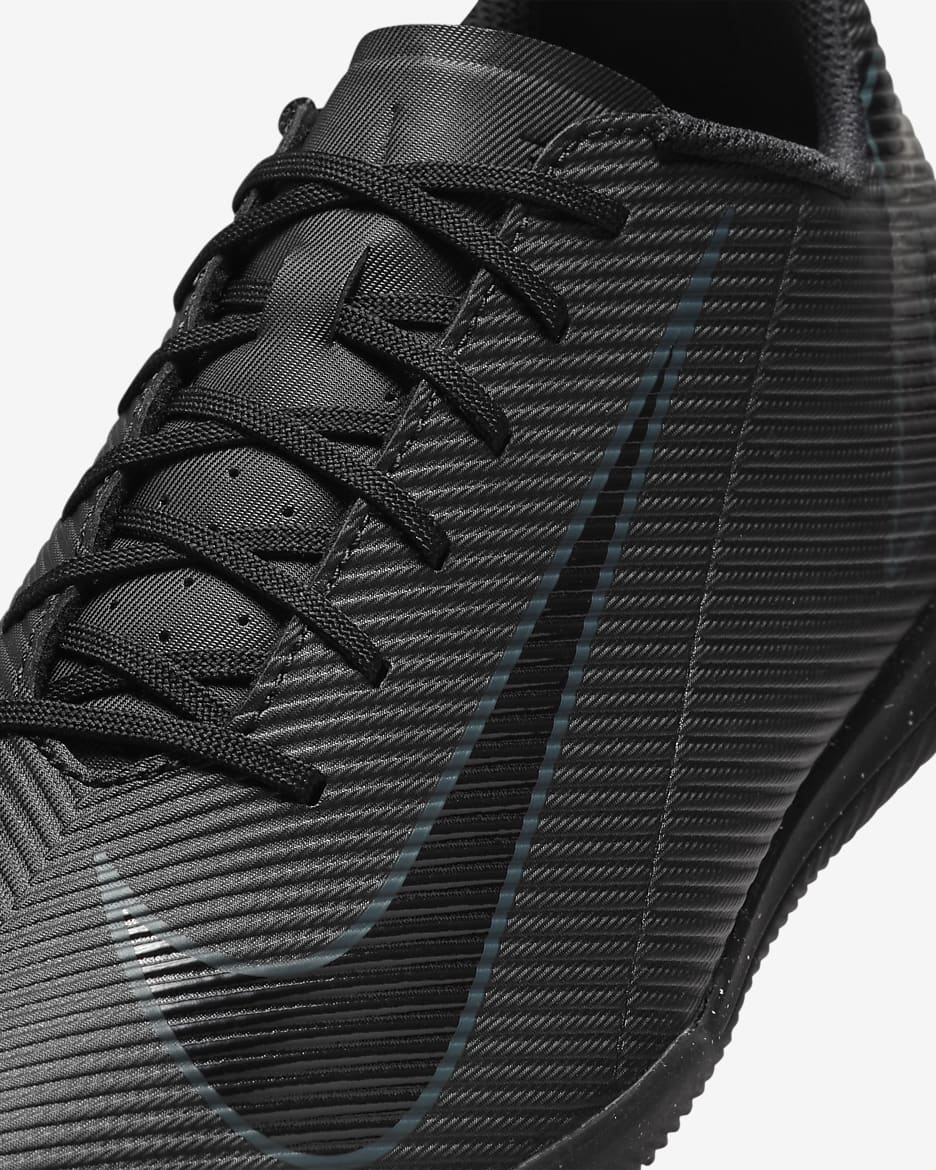 Nike Mercurial Vapor 16 Club Botes de futbol sala de perfil baix - Negre/Deep Jungle/Negre