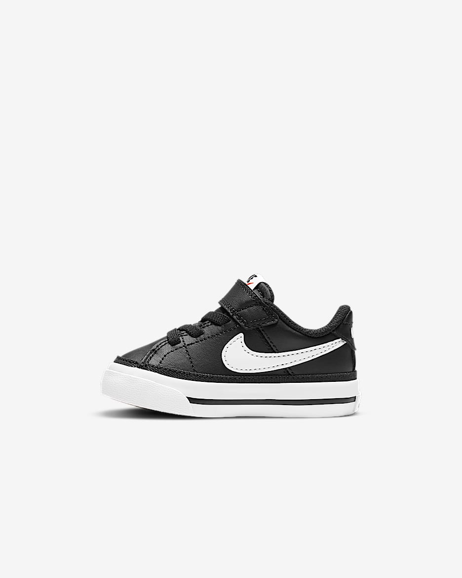 Tenis para bebé e infantiles Nike Court Legacy - Negro/Marrón claro goma/Blanco