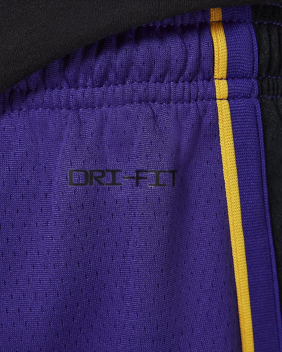 Basketbalové kraťasy Jordan NBA Swingman Los Angeles Lakers Statement Edition pro větší děti - Field Purple