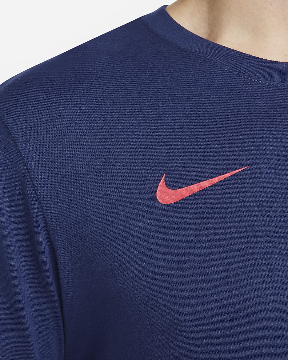 Paris Saint-Germain Men's Nike Soccer T-Shirt - Midnight Navy