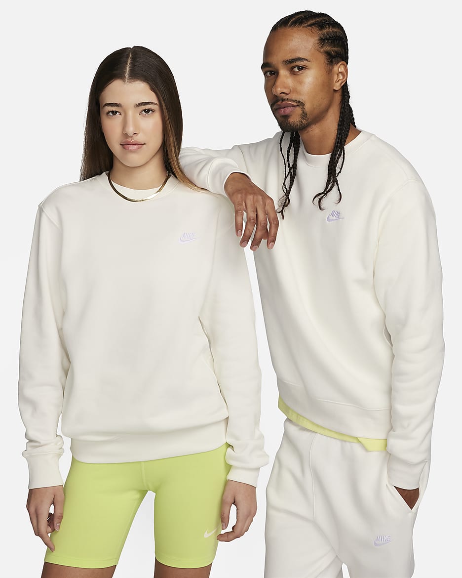 Camisola Nike Sportswear Club Fleece para homem - Sail/Branco