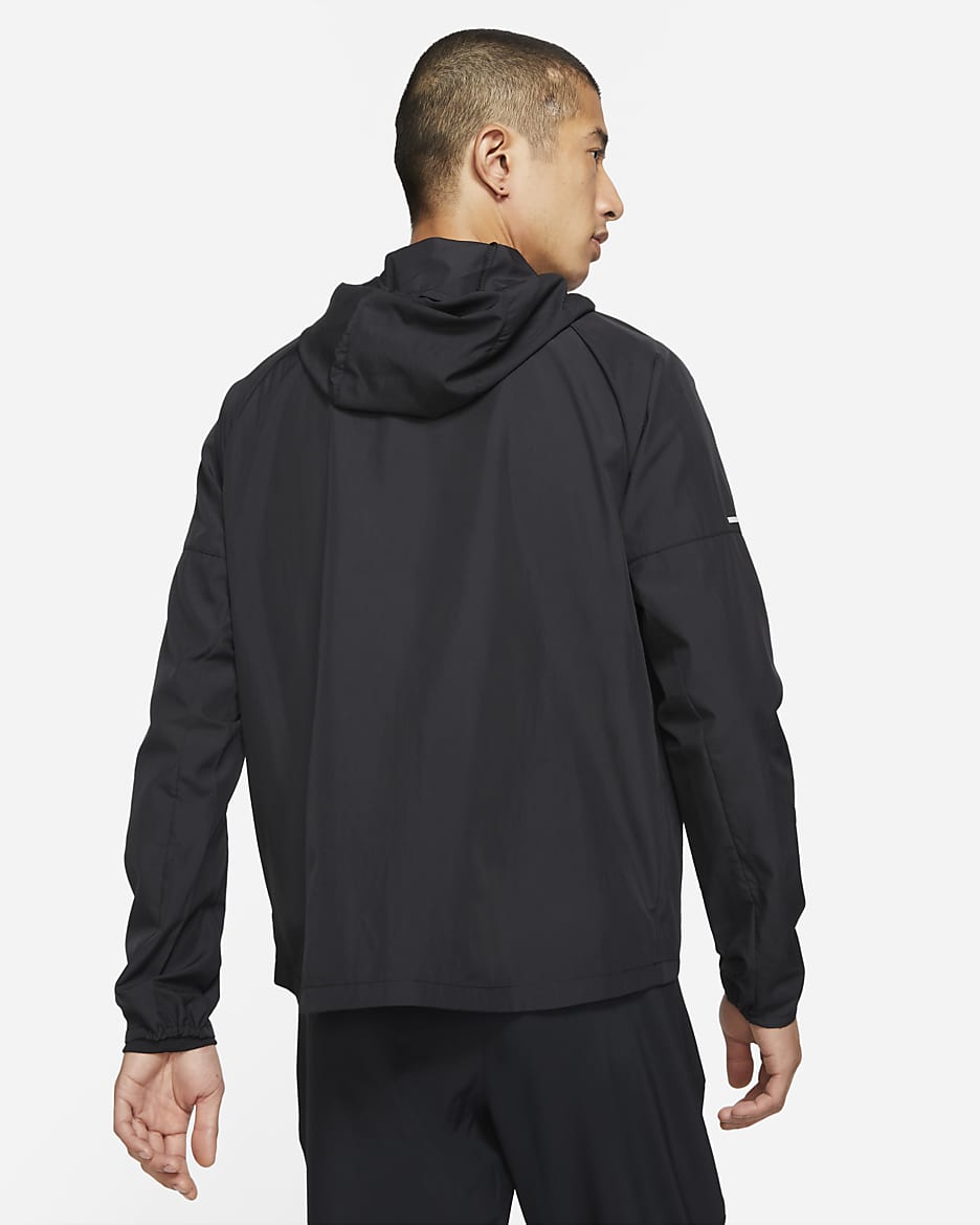 Nike Repel Miler Men's Running Jacket - Black/Black