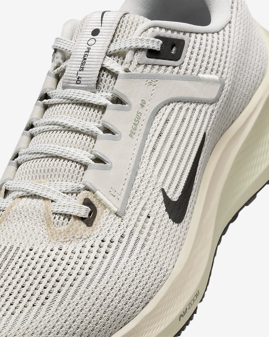 Nike Pegasus 40 Premium Women's Road Running Shoes - Light Orewood Brown/Light Bone/Coconut Milk/Baroque Brown