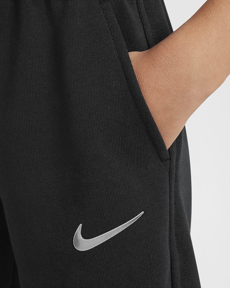 Nike Sportswear Dri-FIT Fleece-Shorts für ältere Kinder (Mädchen) - Schwarz