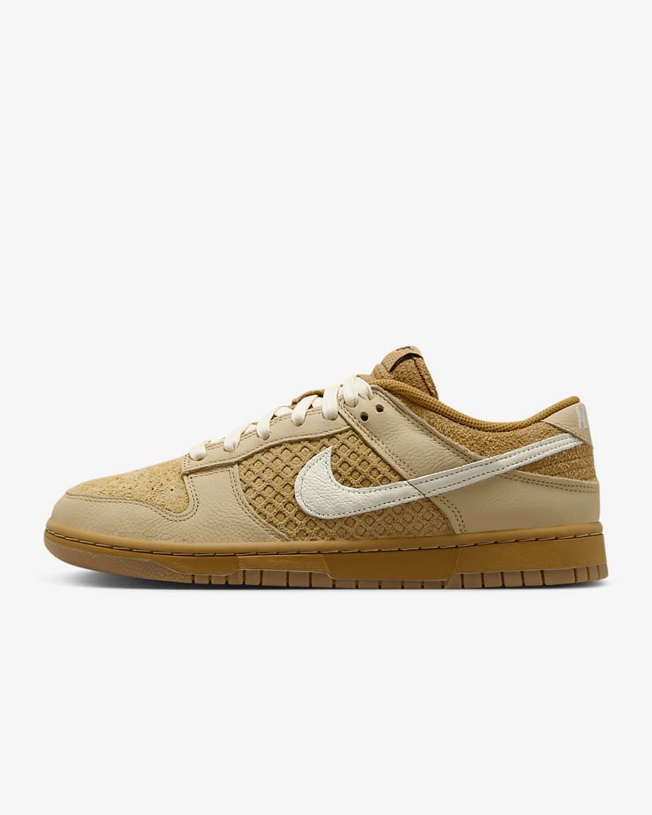 Nike Dunk Low Retro Men's Shoes - Wheat/Sesame/Black/Coconut Milk