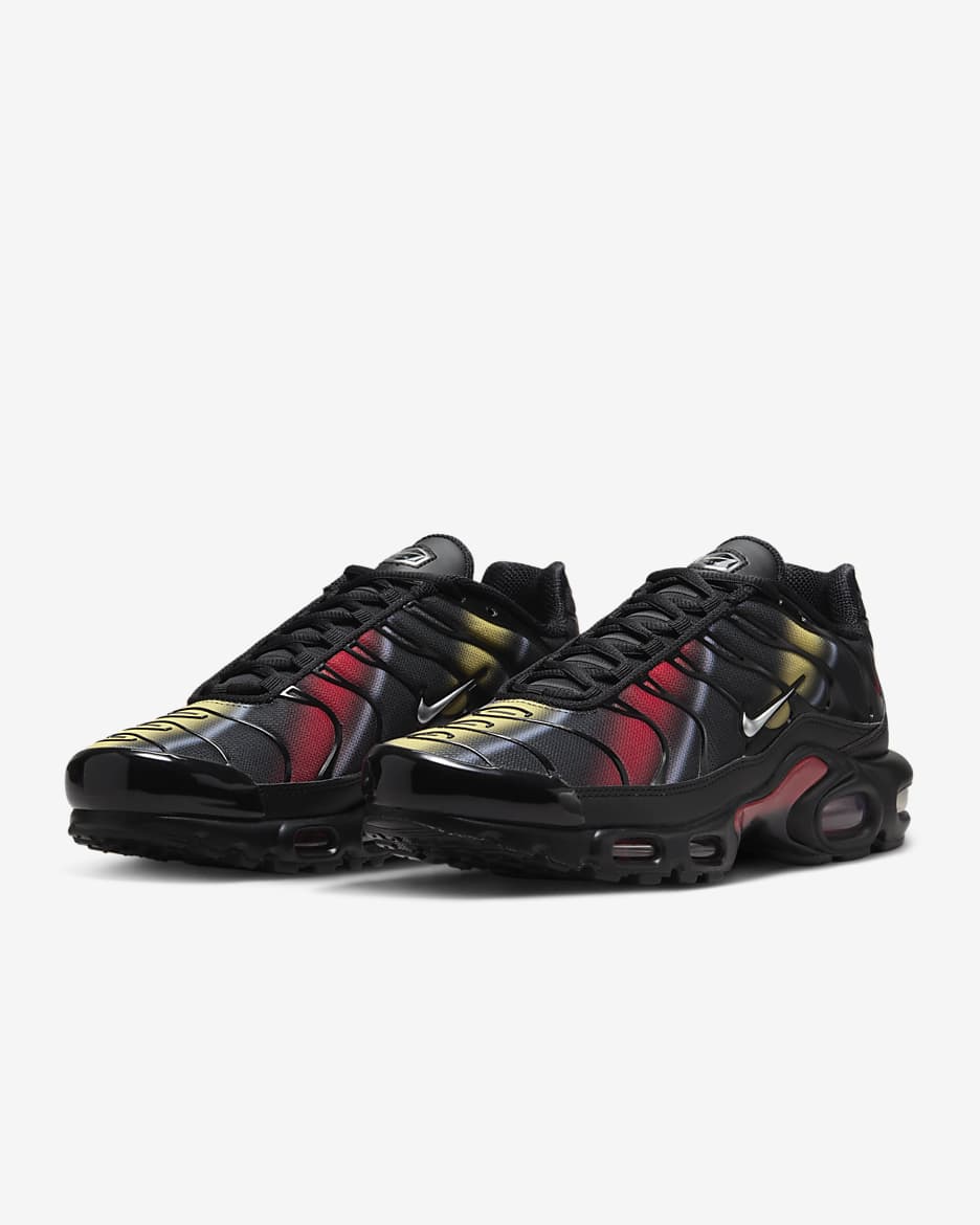 Nike Air Max Plus-sko til kvinder - sort/Saturn Gold/Light Crimson/Metallic Silver