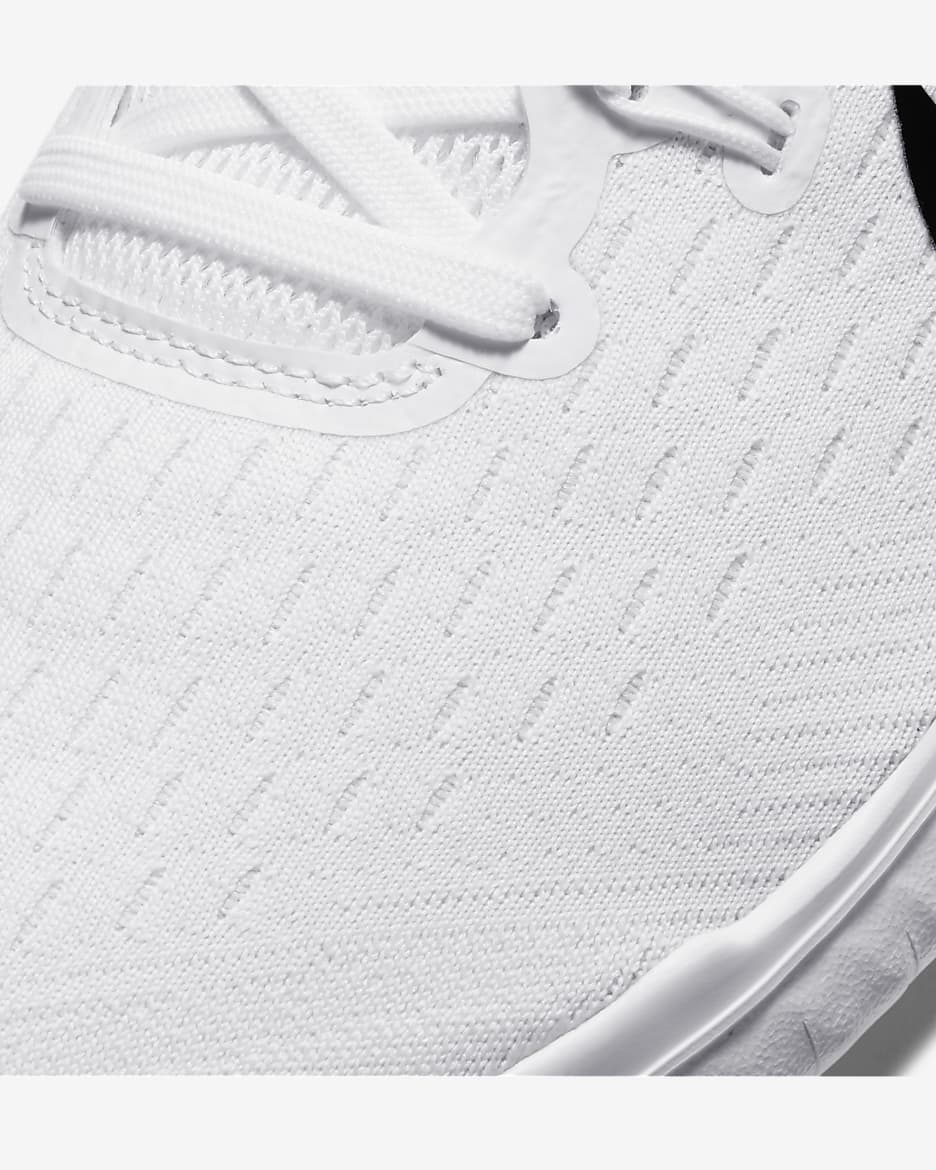 Nike Free Run 2018 Men's Road Running Shoes - White/Black