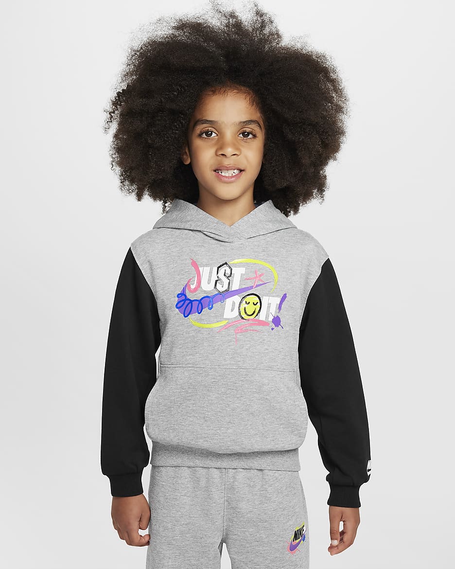 Nike Sportswear "Express Yourself" Little Kids' 2-Piece Pullover Set - Dark Grey Heather