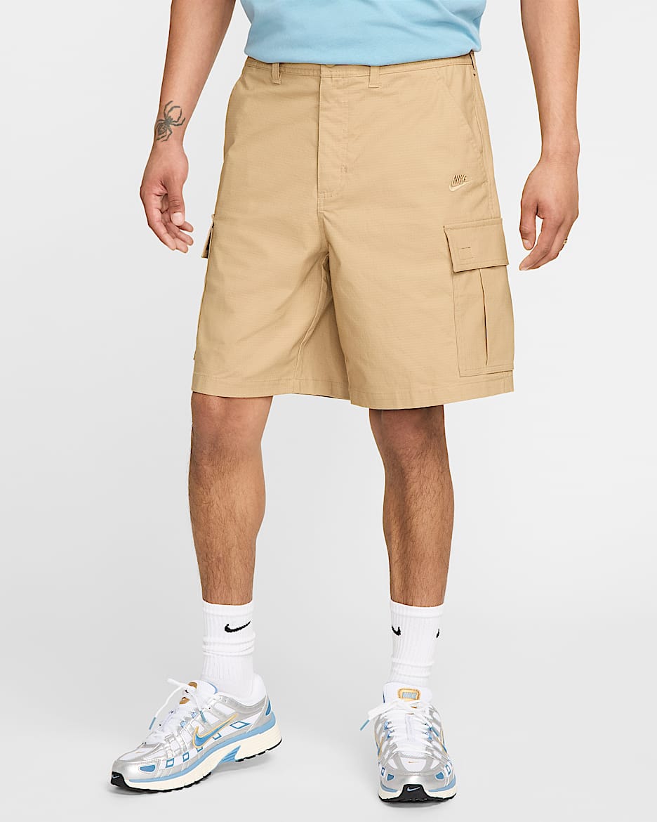 Shorts cargo de tejido Woven para hombre Nike Club - Beige paracaídas/Beige paracaídas