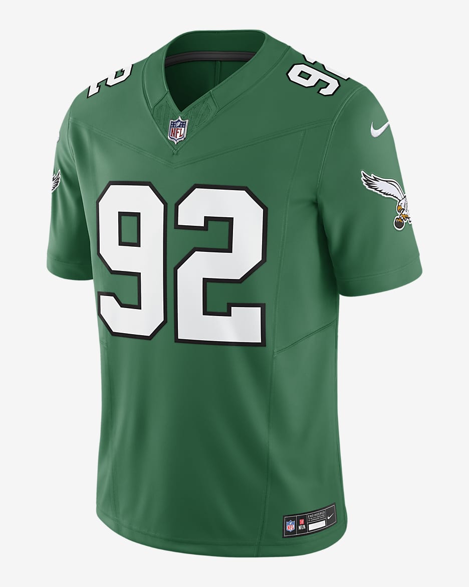Reggie White Philadelphia Eagles Men's Nike Dri-FIT NFL Limited Football Jersey - Kelly Green