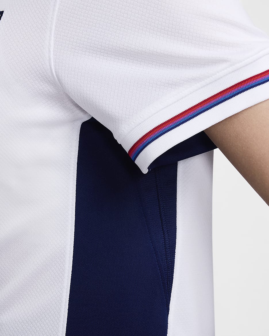 Maillot de foot replica Nike Dri-FIT Angleterre (Équipe féminine) 2024/25 Stadium Domicile pour femme - Blanc/Blanc/Blue Void