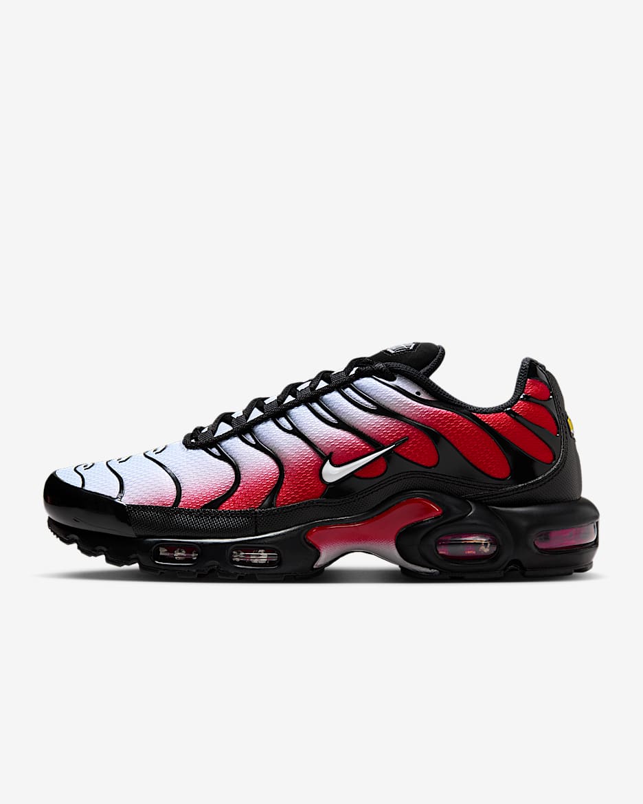 Sko Nike Air Max Plus för män - Pure Platinum/University Red/Svart/Vit
