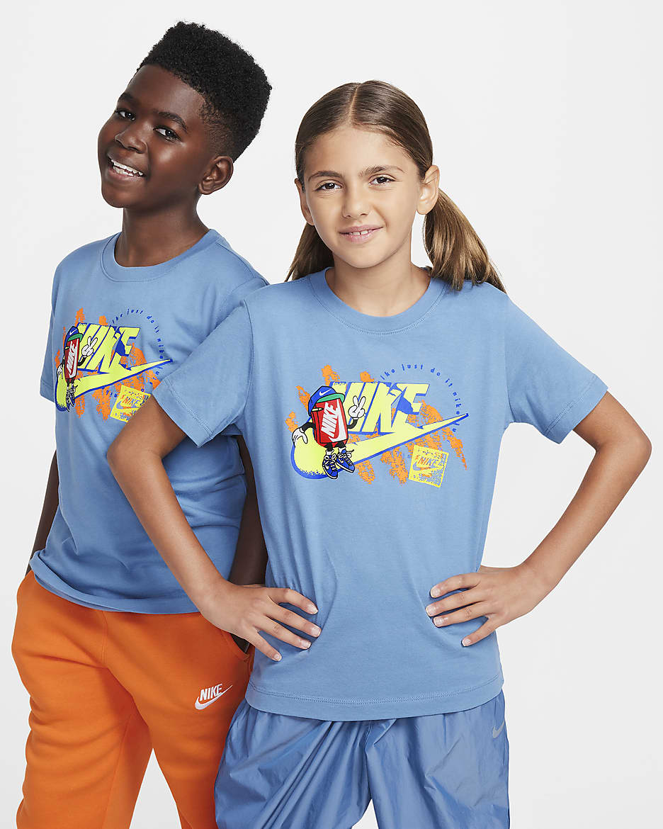 Nike Sportswear T-Shirt für ältere Kinder - Aegean Storm