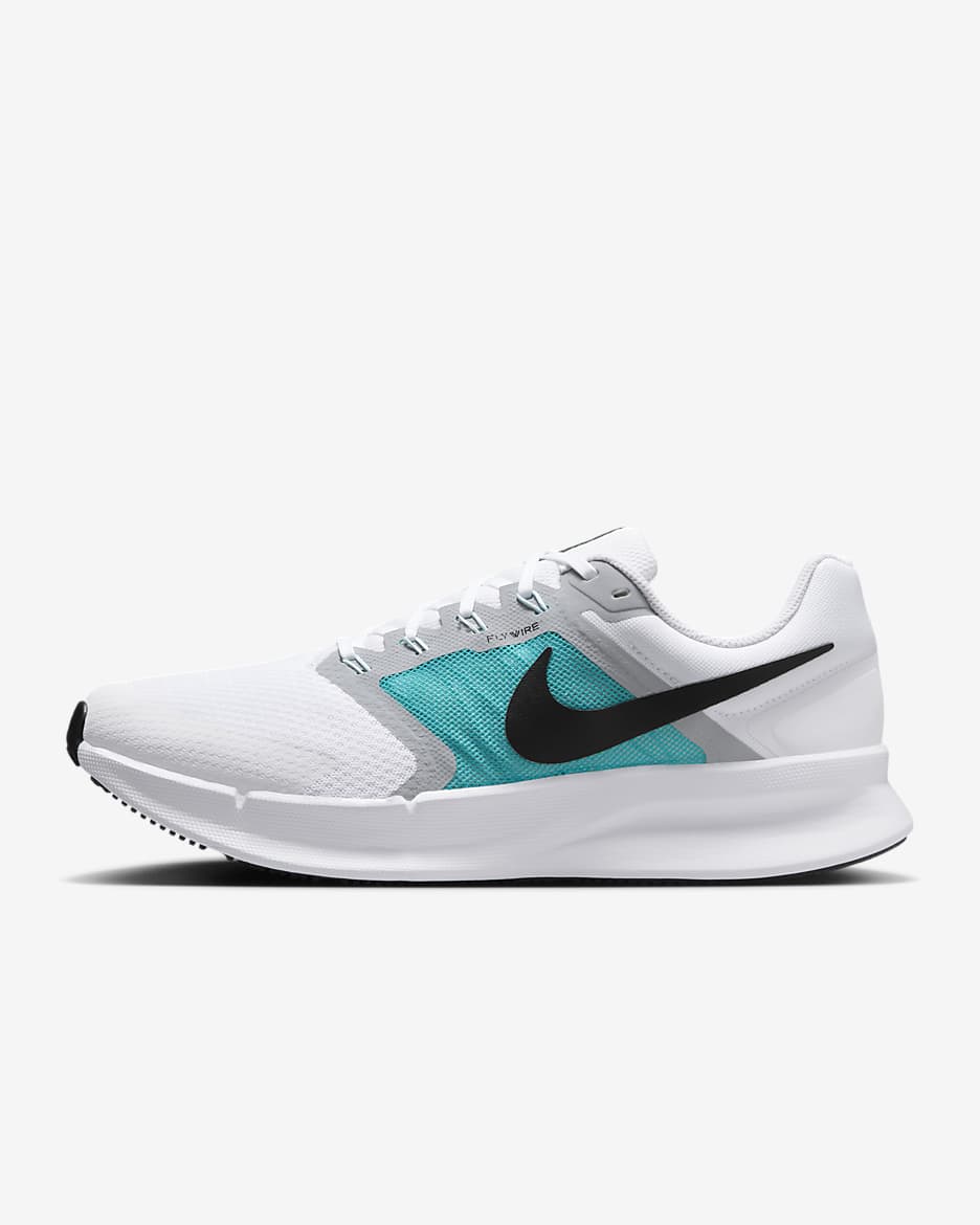 Tenis de correr en pavimento para hombre Nike Run Swift 3 - Blanco/Cactus empolvado/Gris lobo/Negro