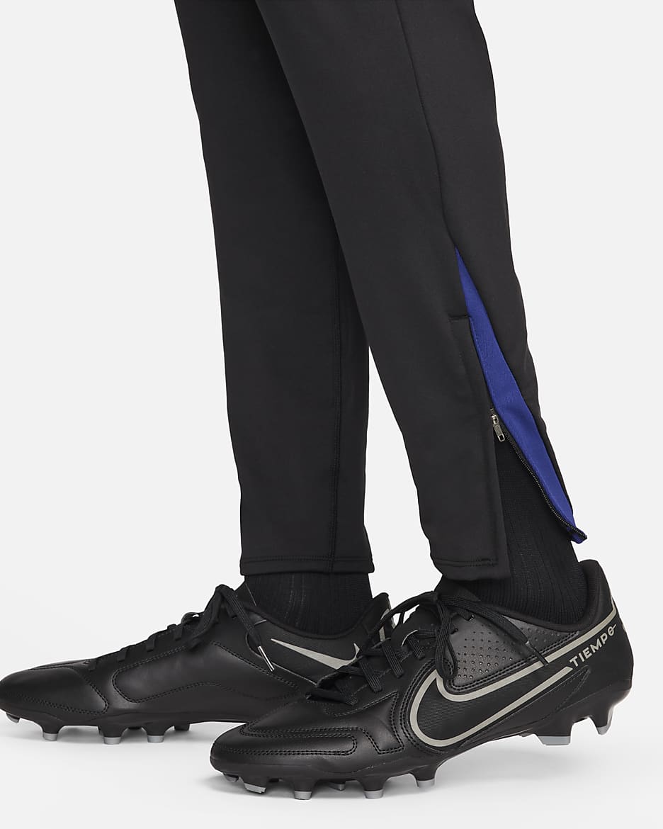 F.C. Barcelona Strike Men's Nike Dri-FIT Football Knit Pants - Black/Noble Red/Deep Royal Blue/Light Orewood Brown