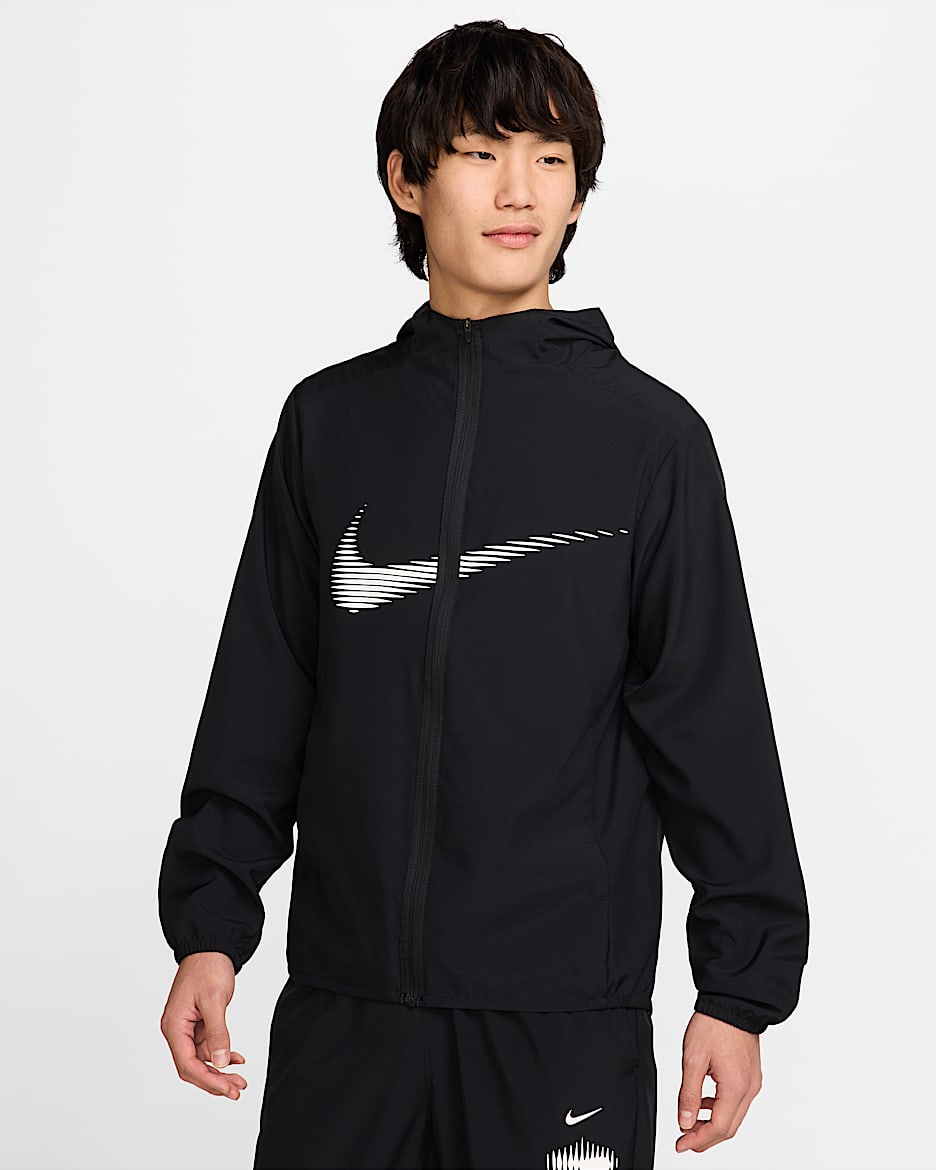 ナイキ フォーム メンズ Dri-FIT フーデッド ジャケット - ブラック