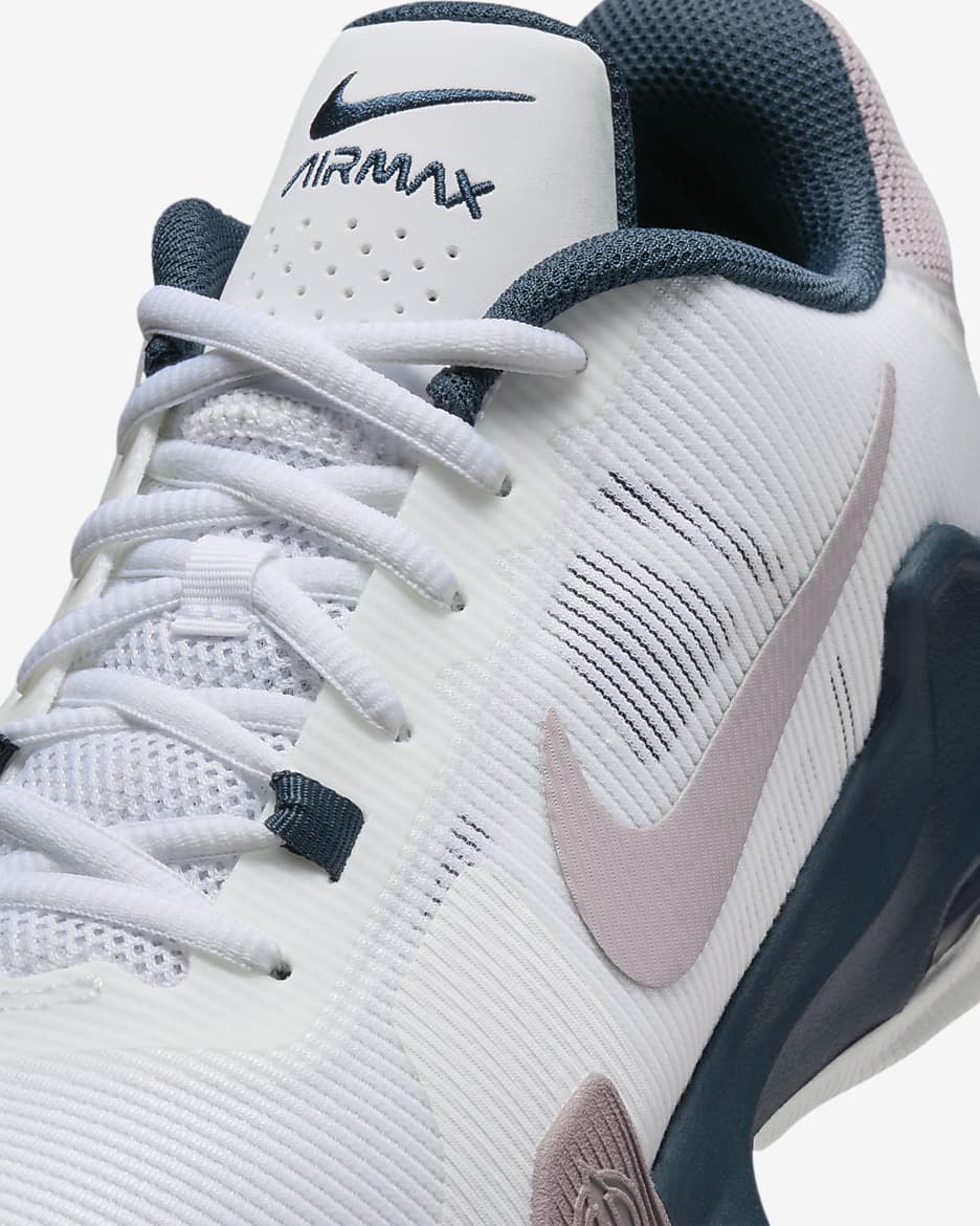 Nike Impact 4 Basketball Shoes - White/Armory Navy/Football Grey/Light Violet Ore