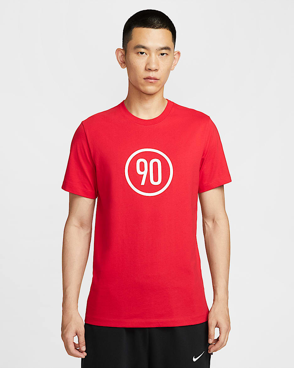 เสื้อยืดฟุตบอลผู้ชาย Nike Total 90 - University Red