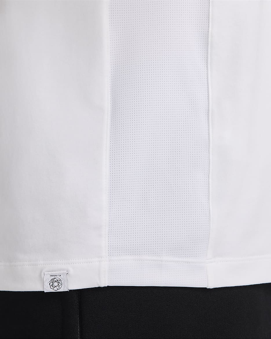 Camisola de manga curta Nike Dri-FIT ADV Breaking EUA para homem - Branco/Preto