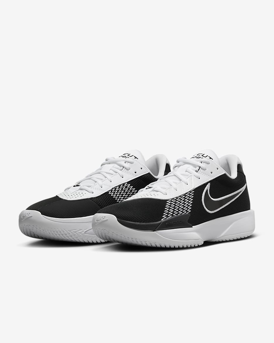 Nike G.T. Cut Academy Basketball Shoes - Black/White