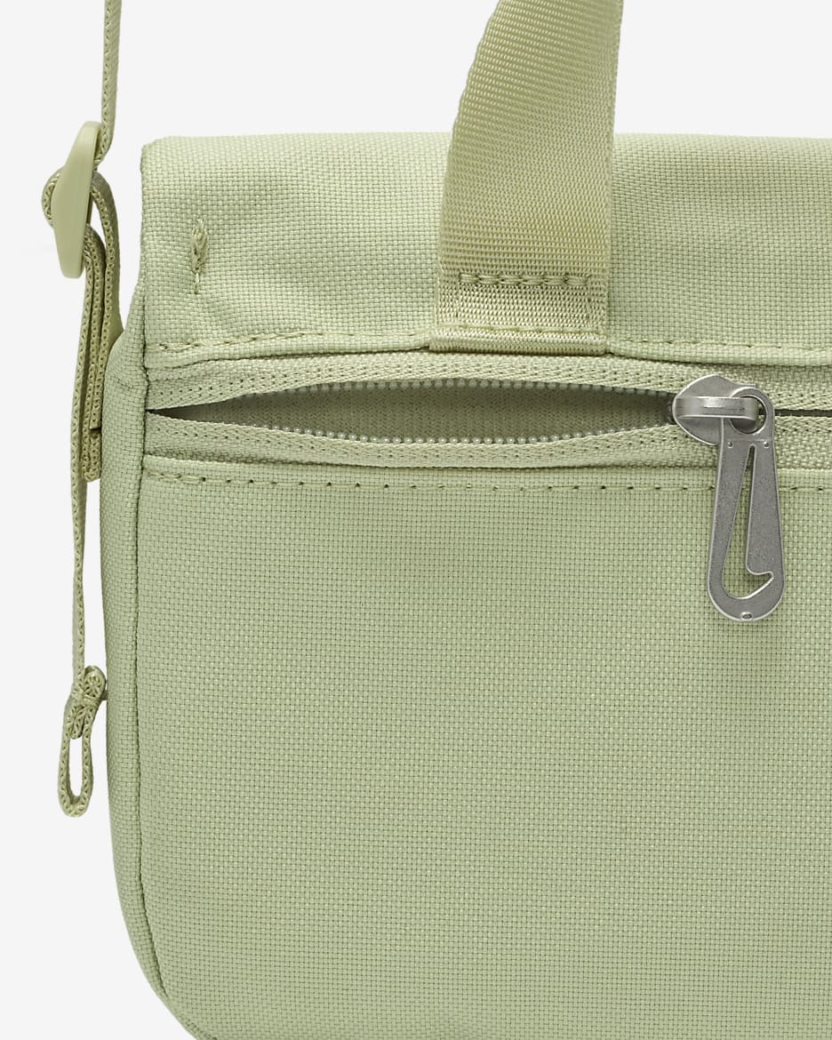 Nike Kids' Cross-Body Bag (1L) - Olive Aura/Olive Aura/White