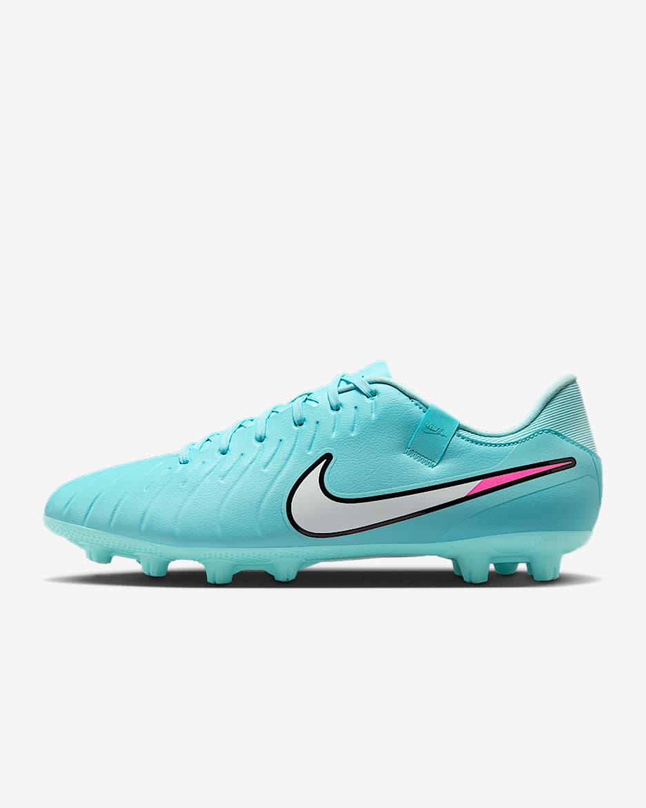 Calzado de fútbol low para terrenos duros Nike Tiempo Legend 10 Academy - Copa/Blanco
